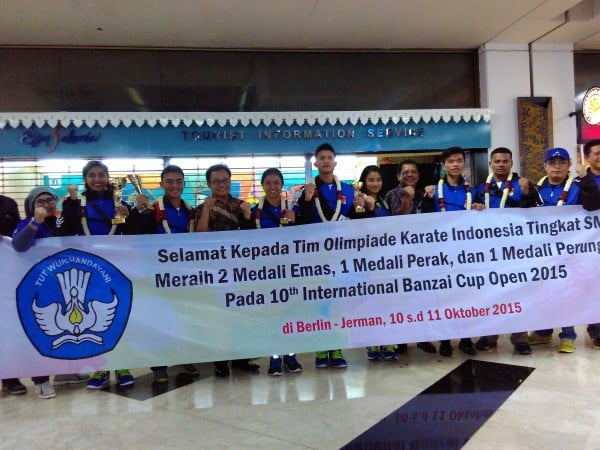Pelajar Indonesia Raih 11 Medali di Ajang Karate Internasional
