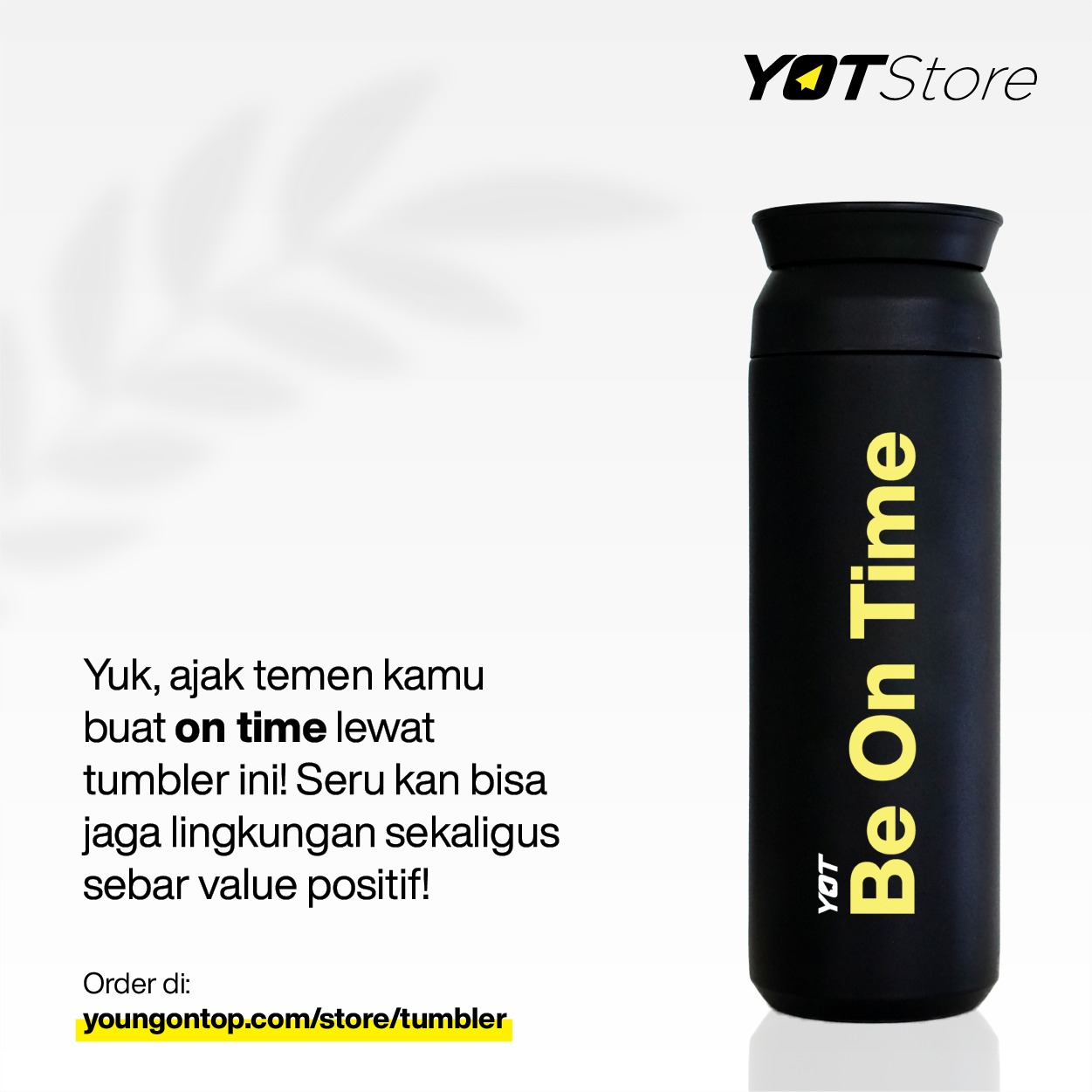 New Tumbler Young On Top YOT Store Be On Time