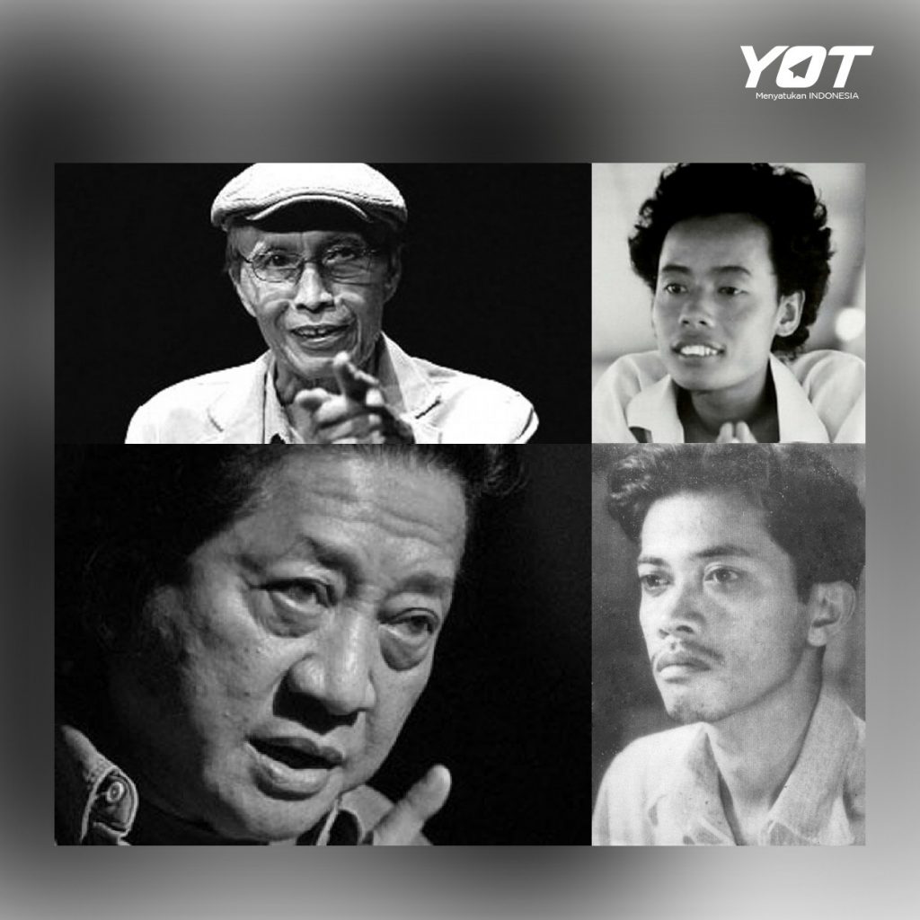 Mengenang 4 Sastrawan Legenda Indonesia dan Karya Abadinya