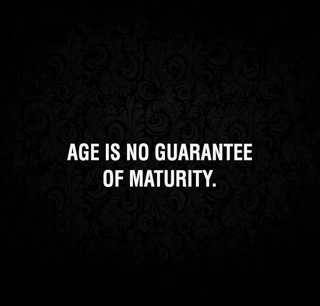 usia bukanlah penentu kedewasaan